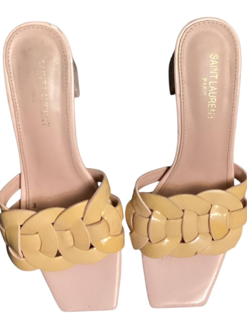 Saint Laurent Block Heel Mule Sandal